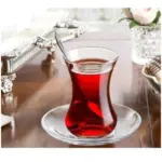 Pasabahce Vefa Đ Turkse TheeglazenĘ Met Onderzetters Đ Set van 6 Đ 130 ML – Bild 2