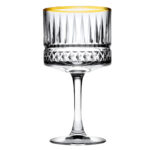 Pasabahce Elysia – Golden Touch Cocktailglazen – Set van 4 – 500 ML