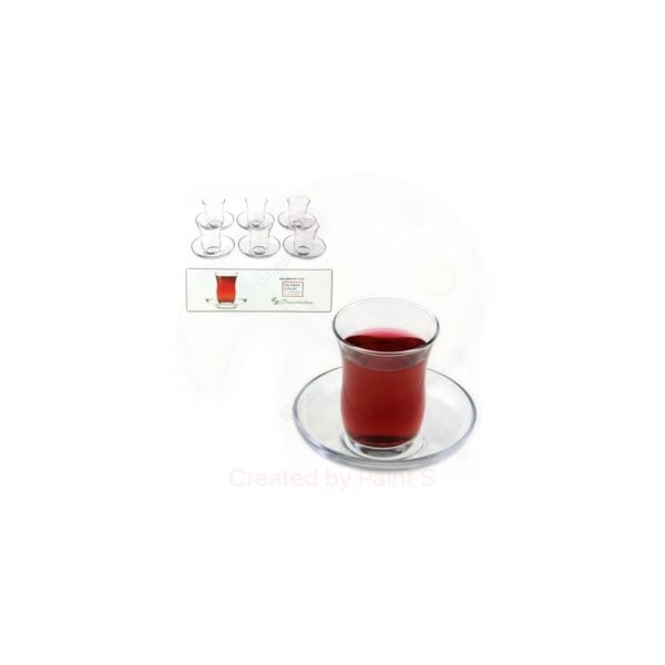 Pasabahce Cay Takimi - Turkse Theeglazen - 12 Delig - 95 ml