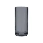 Pasabahce Leia - Zwarte Longdrinkglazen - Set van 3 - 310 ml