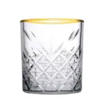 Pasabahce Timeless Tumbler- Glazen Met Gouden Rand - 420 ml - Set van 4