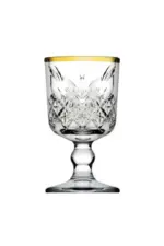 Pasabahce Timeless - Golden Touch -Ę Shotglazen Op Voet Đ 60 ml Đ 6 stuks