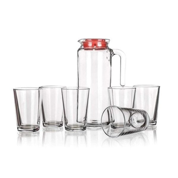 Pasabahce Alanya - Schenkkan Met Drinkglazen - 1000 ml