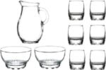 Pasabahce Zemzem - Schenkkan/Kommetjes en Shotglazen - Set van 9 - Image 2