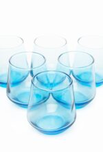 Pasabahce Allegra - TurquoiseĘ Shotglazen/Kahve Yani - Set van 6 - 115 ml – Image 2