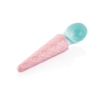 QLux - Ijslepel Met Hoorn -  Blauw/roze - 1 Stuk – Image 2