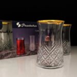 Pasabahce Timeless Golden Touch- Turkse Theeglazen Met Gouden Rand - 160 ml - Image 2