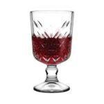 Pasabahce Timeless - Wijnglazen Op Voet - Set van 4 - 330 ml