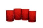 Pasabahce Timeless – Rode Shotglazen – 62 ML – Set van 4