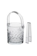 Pasabahce Timeless - Glazen Ijsemmer Met Handvat + Tang - 149 cm x 129 cm - 1000 ml