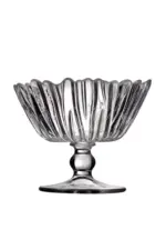 Pasabahce Aurora - Glazen Suikerpot Op Voet - 14 cm  - 1 Stuk