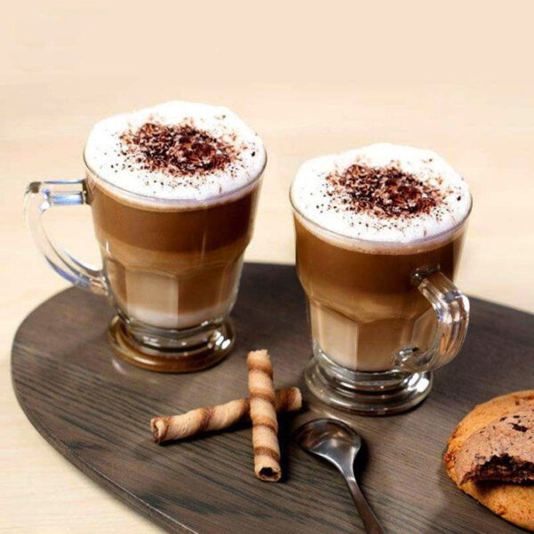 Pasabahce Casablanca - Koffieglazen Met Oor - Set van 2 - 260 ml