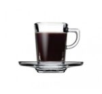 Pasabahce Carre - Espresso Kopjes + Onderzetters - 12-Delig - 72 ml