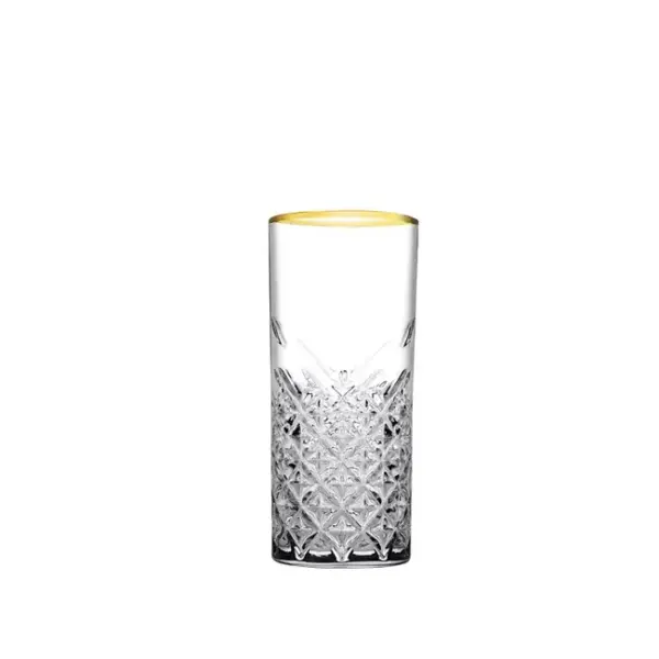 Pasabahce Timeless - Golden Touch - Longdrink - 295 ML - Set van 4