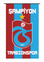 Trabzonspor Vlag - 92 cm x 126 cm - Zonder Stok