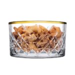Pasabahce Timeless - Golden Touch Schaaltjes - Set van 4 - 225 ml