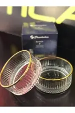 Pasabahce Elysia - Golden Touch Snackkom - 510 ml - Set van 2 – Bild 2