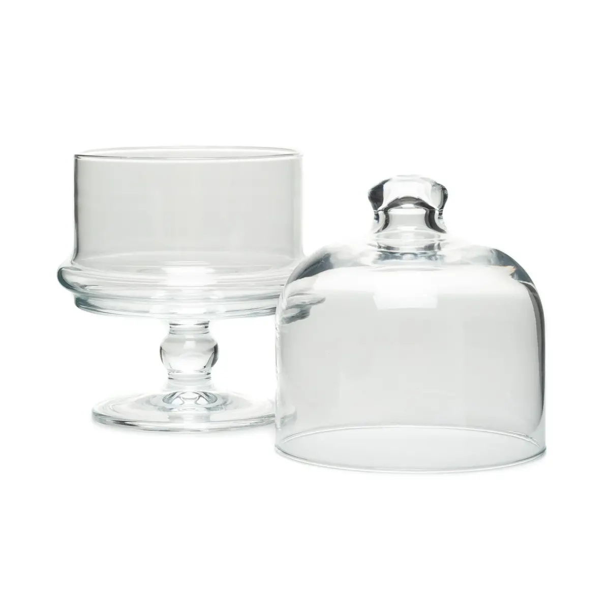 Pasabahce Mini Patisserie - Glazen Voorraadpot Op Voet - Met Stolp - Snoeppot - 500 ml - Image 3