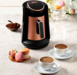 Okka Arzum – Minio Pro – RVS Koper Kleurige Koffieapparaat – 480 W - Image 2