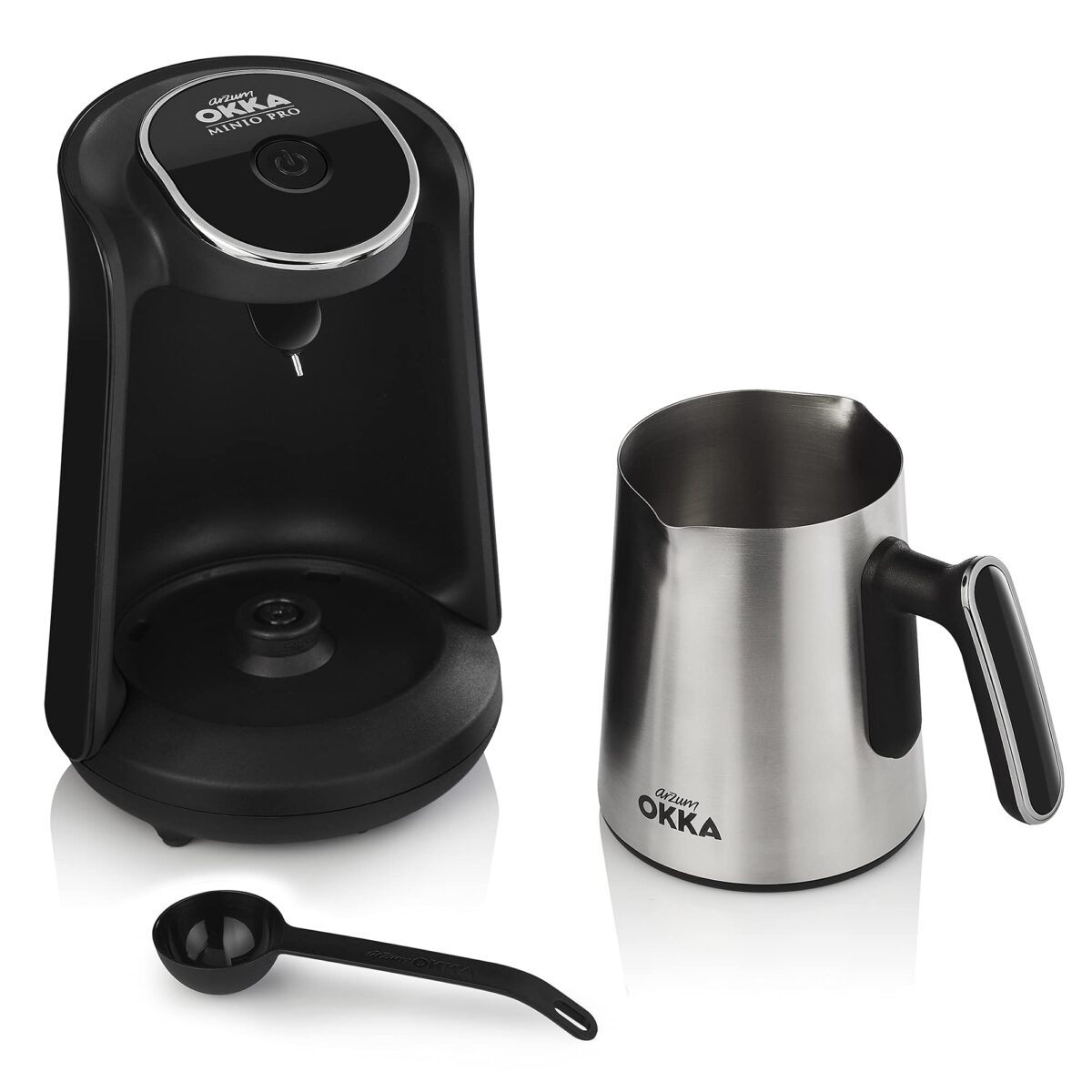 Okka Arzum - Minio Pro - RVS Chrome Koffieapparaat - 480 W - Image 3