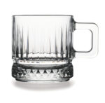 Pasabahce Elysia - Theeglazen Met Oor - Set van 2 - 195 ml