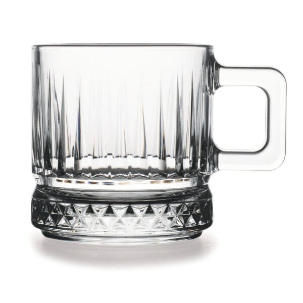 Pasabahce Elysia - Theeglazen Met Oor - Set van 2 - 195 ml