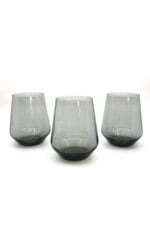 Pasabahce Allegra – Zwarte Shotglazen/Kahve Yani – Set van 6 – 115 ml