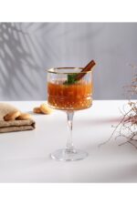 Pasabahce Elysia – Golden Touch Cocktailglazen – Set van 4 – 500 ML - Image 4
