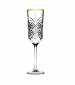 Pasabahce Timeless - Golden Touch - Flute - 175 ml - Set van 4