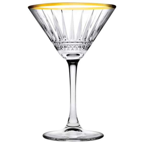 Pasabahce Elysia - Golden Touch – Cocktailglazen – Set van 4 – 220 ml