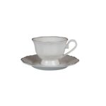 Bricard Porcelain Bron - Porseleinen Espresso Kopjes - Gouden Rand - 6-Persoons