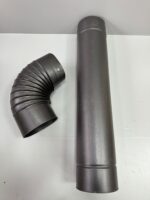 Eforisi – Kromme Stalen Kachelpijp – 1 Stuk – ø 135mm