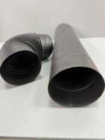 Eforisi – Kromme Stalen Kachelpijp – 1 Stuk – ø 135mm – Image 2