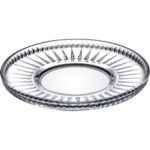 Pasabahce Elysia – Onderzetters Voor Turkse Theeglazen – Set van 6 – 130 mm - Glas