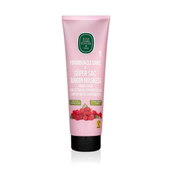 Eyüp Sabri Tuncer – Frambozenazijn + Super Haarverzorgende Masker - 250 ml - 100% Vegan + Gluten Vrij