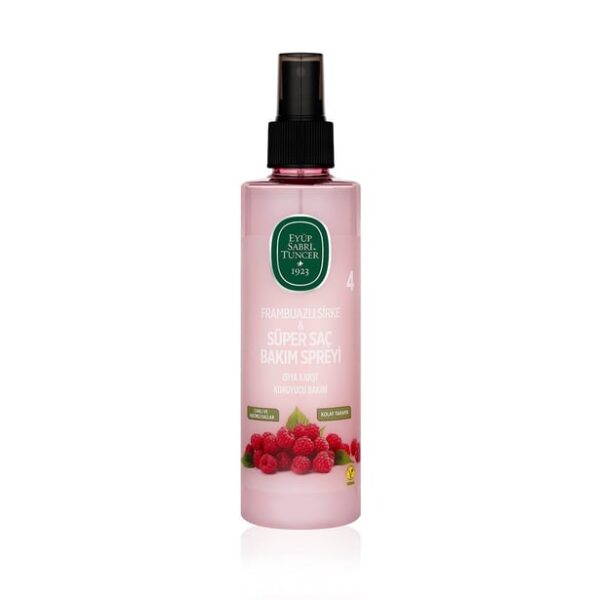 Eyüp Sabri Tuncer – Haartonic + Verzorgingsspray - Hittebescherming – Framboosazijn – 210 ml