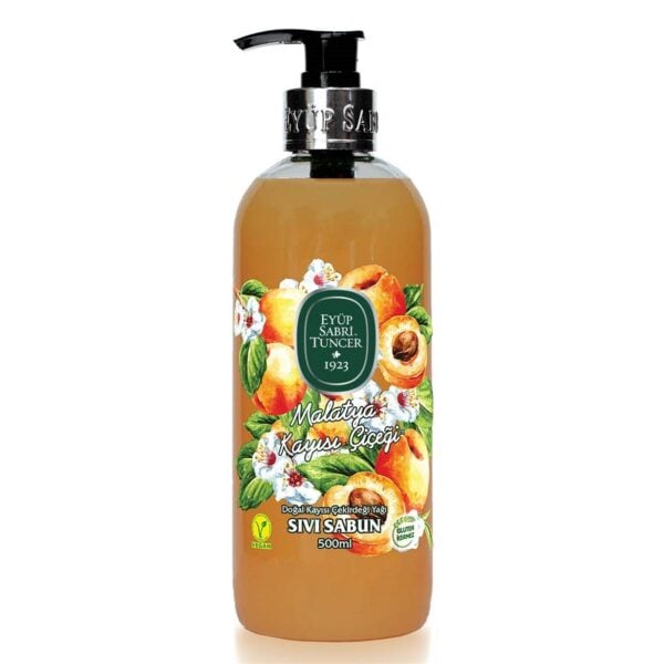 Eyüp Sabri Tuncer – Abrikozen Bloesem Handzeep – 100% Vegan - Gluten Vrij - 500 ML