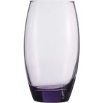 Pasabahce Barrel 41020 - Paarse longdrinkglas - Set van 3 - 500 ml - Glas
