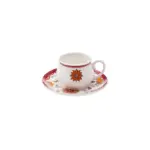 Karaca Hatayi - Porselein - Espressokopjes met Onderzetters - 12-Delig - 90 ml - Afbeelding 7