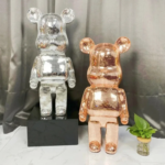 Ekselans Bear – XXL Decoratie Spaarpot - 81 cm x 35 cm - Rosegold – Image 2