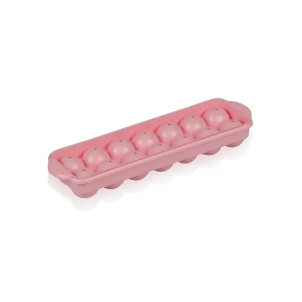 Suncook SC-255 – Ice cube – Ronde Ijsblokjes - Ijsblokjesvorm – 14 Bolletjes – Zalm Roze