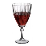 Pasabahce Diamond – Glazen Op Voet/ Wijnglazen – 245 ml – Set van 6