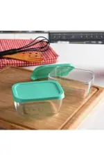 Pasabahce Snowbox 53223 - Vershoudbakjes - Set van 4 - 275 ml