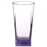 Pasabahce Carre – Paarse Longdrinkglazen / Waterglas – Set van 3 – 305 ml