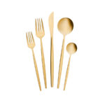 Karaca Orion - 30-Delige Bestekset - Mat Goud - 6 Persoons – Image 4