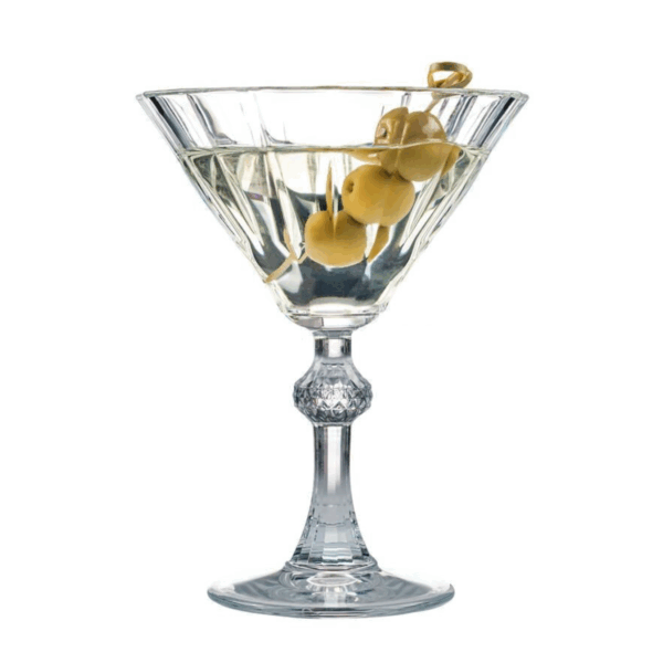 Pasabahce Diamond 440099 - Martini Glazen - Cocktailglazen - Set van 6 - 238 ml