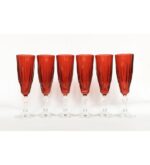 Pasabahce Workshop 440069 - Rode Glazen Op Voet - Set van 6 - 170 ml – Bild 3