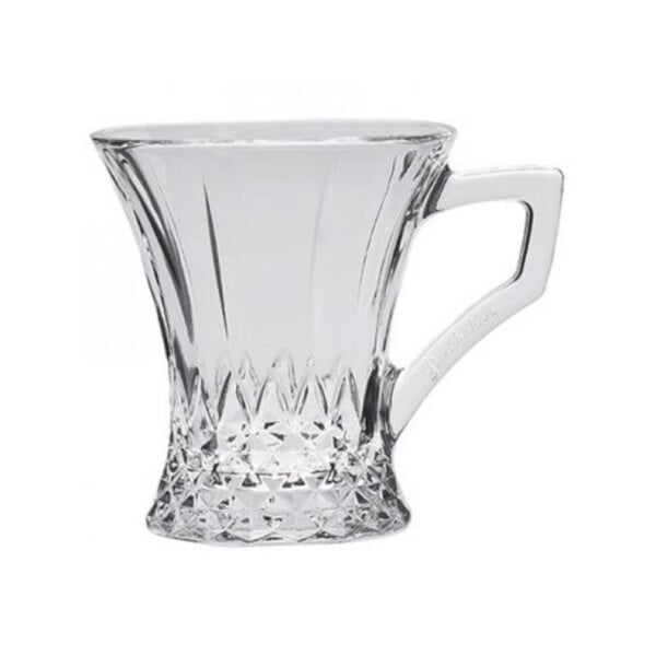 Pasabahce Victory 55003 - Theeglas met Oor - Set van 6 - 115 ml