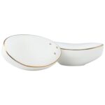 Bircard Rodez - Porseleinen Serviesset - 27-Delig - Wit/Goud - Afbeelding 8