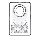 Pasabahce Timeless 54851 - Glazen Theeonderzetters - Set van 2 - 182 x 120.5 mm